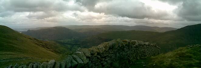 Panorama from Hole in the Wall towards High Street (c) Rob Shephard