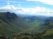 Great Langdale from Rossett Pike photo by Mike Knapton
